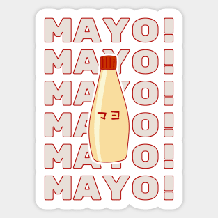 Japanese Mayonnaise - Kewpie Mayo - Mayo is Life Sticker